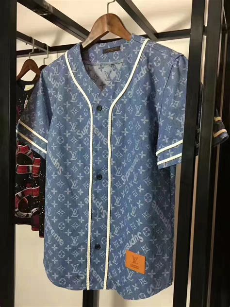 supreme louis vuitton baseball jersey replica|supreme Louis Vuitton prices.